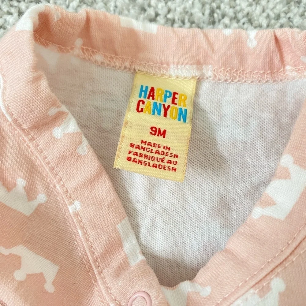 Harper Canyon Footie Sleeper 9M Baby Girl